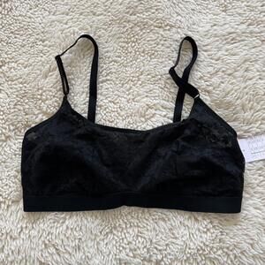Auden Lace Bralette Black NWT Size Large